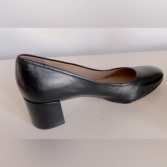 Naturalizer 27 Edit Rebecca Leather Block Heel Pumps - Picture 5 of 10